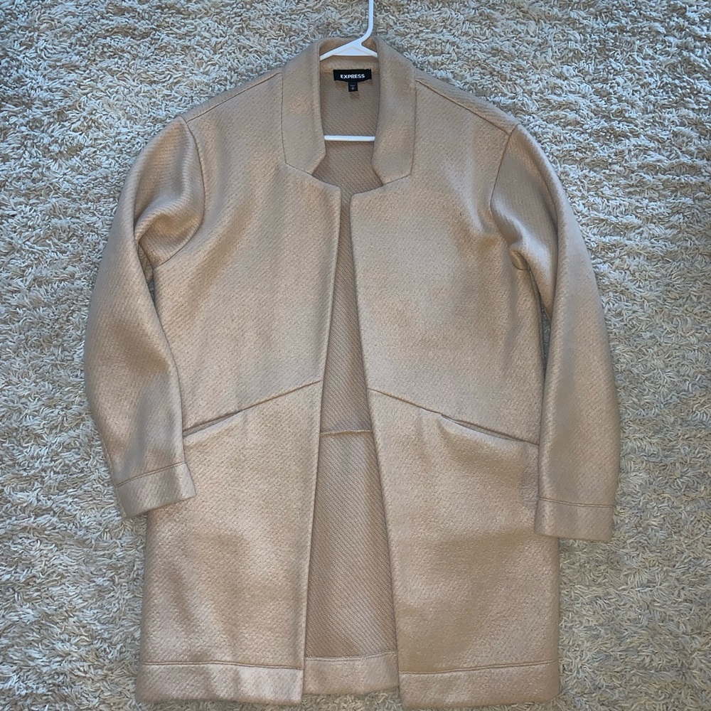 Express Oversized Tailored Knit Blazer